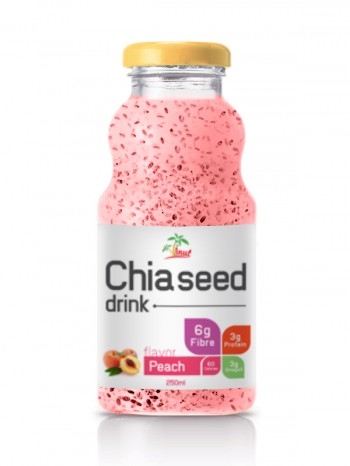 Chia Seed Drink Peach Flavor